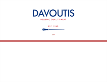 Tablet Screenshot of davoutis.com